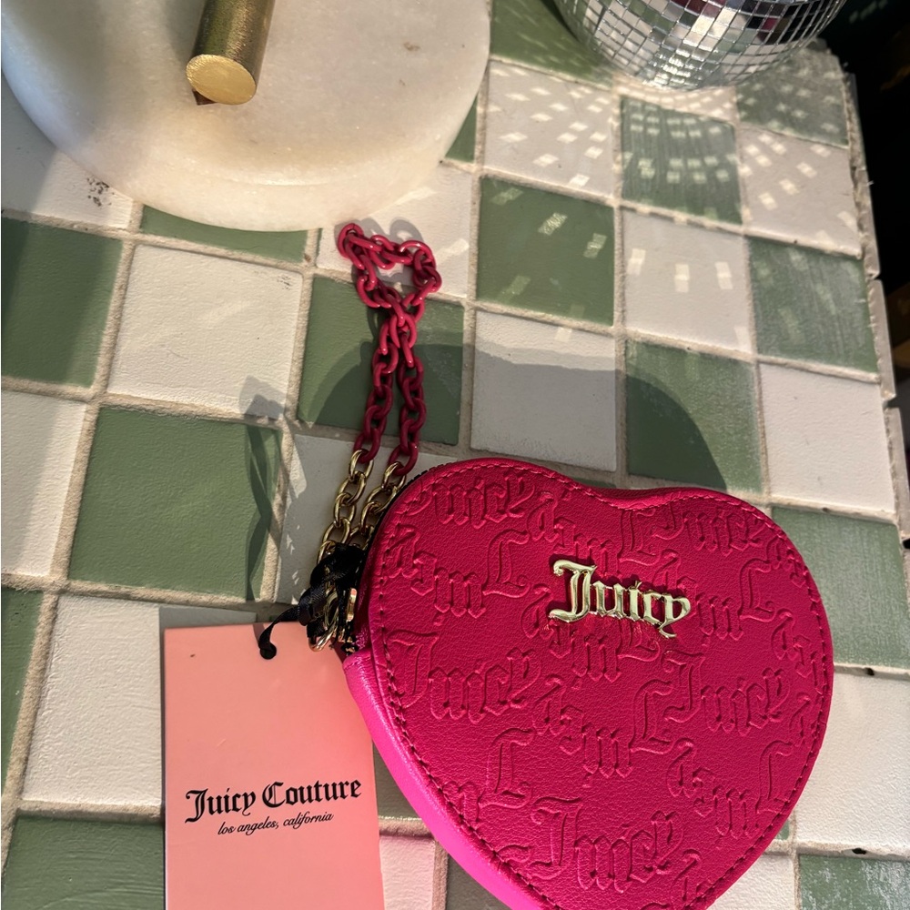 Juicy Couture Pink Heart-Shaped Bag